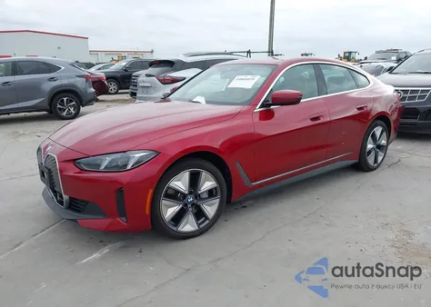 2025 BMW I4 Gran Coupe Edrive40 z USA, uszkodzony, nr VIN WBY23HD02SFU29499